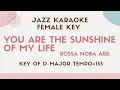 Download Lagu You are the sunshine of my life [sing along background JAZZ KARAOKE music] for the female singers