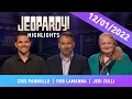 Will Cris Finish Out the Week Daily Highlights JEOPARDY