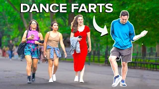 funny fart prank in nyc dancing out the farts 