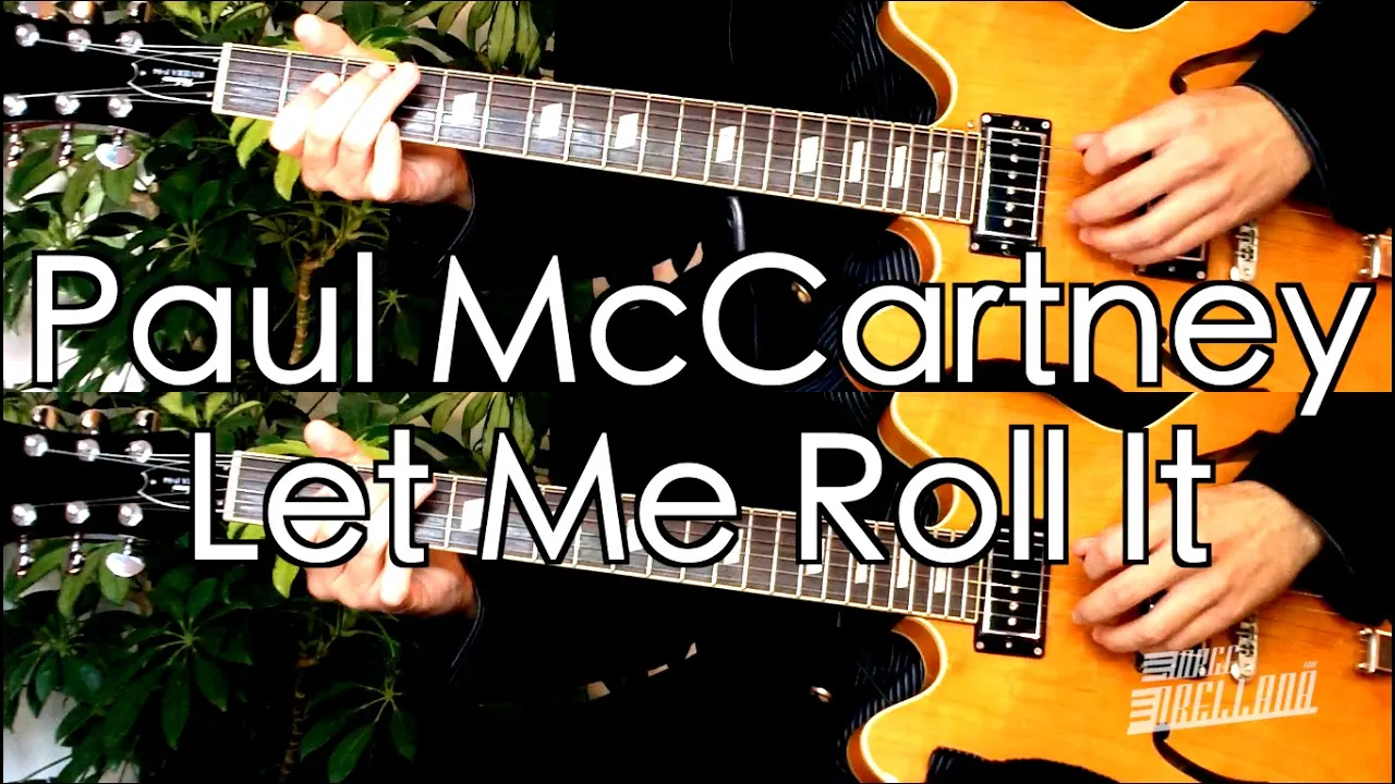 Let Me Roll It - Paul McCartney ( Intro & Riff Guitar Tab Tutorial )