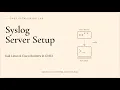 Syslog Server Installation using Kali Linux VM and GNS3