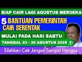 Download Lagu BARU DIUMUMKAN PRESIDEN 5 BANSOS TUNAI BESOK SABTU MULAI CAIR LAGI MERATA? AGUSTUS SIMAK INFO