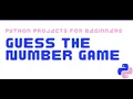 Guess The Number Game in Python with source code in the description box
