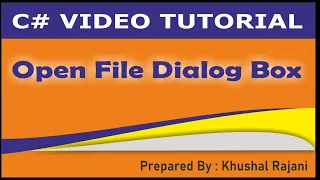 OpenFileDialog in C