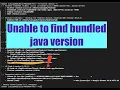 Flutter Unable to find bundled java version