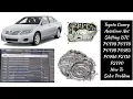 Toyota Camry Auto Gear Not Shifting DTC P0748 P0778 P0798 P0983 P0986 P2716 P2770 How To Solve Pr