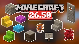 ⭐MINECRAFT 26.50❔: Tudo sobre Atualização❕ Minecraft Live 2026 Maio📆| 26.50🍁