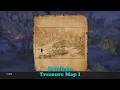 ESO Craglorn Treasure Map I Location The Elder Scrolls Online Treasure Map 1