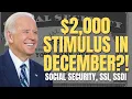2 000 STIMULUS Checks THIS MONTH December 2023 Stimulus Check Update