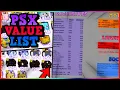 OMG THE BEST PET SIMULATOR X VALUE LIST COMMUNITY VALUES - Roblox