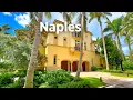 Walking Old Naples Florida Luxury Beach Town Walking Tour 4K