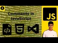 Comments in JavaScript