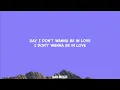 Good Charlotte - I Don't Wanna Be In Love (Dance Floor Anthem) Lyrics