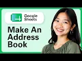 Learn How To Make An Address Book With Google Sheets