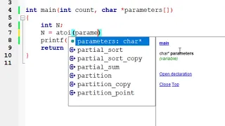 C Command Line Arguments Example