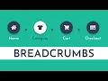 How to Create the Breadcrumbs Using HTML and CSS