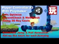 2D Platformer Unity Playmaker - Check Ground and Walls by a Raycast 2d set-up for wall-jump