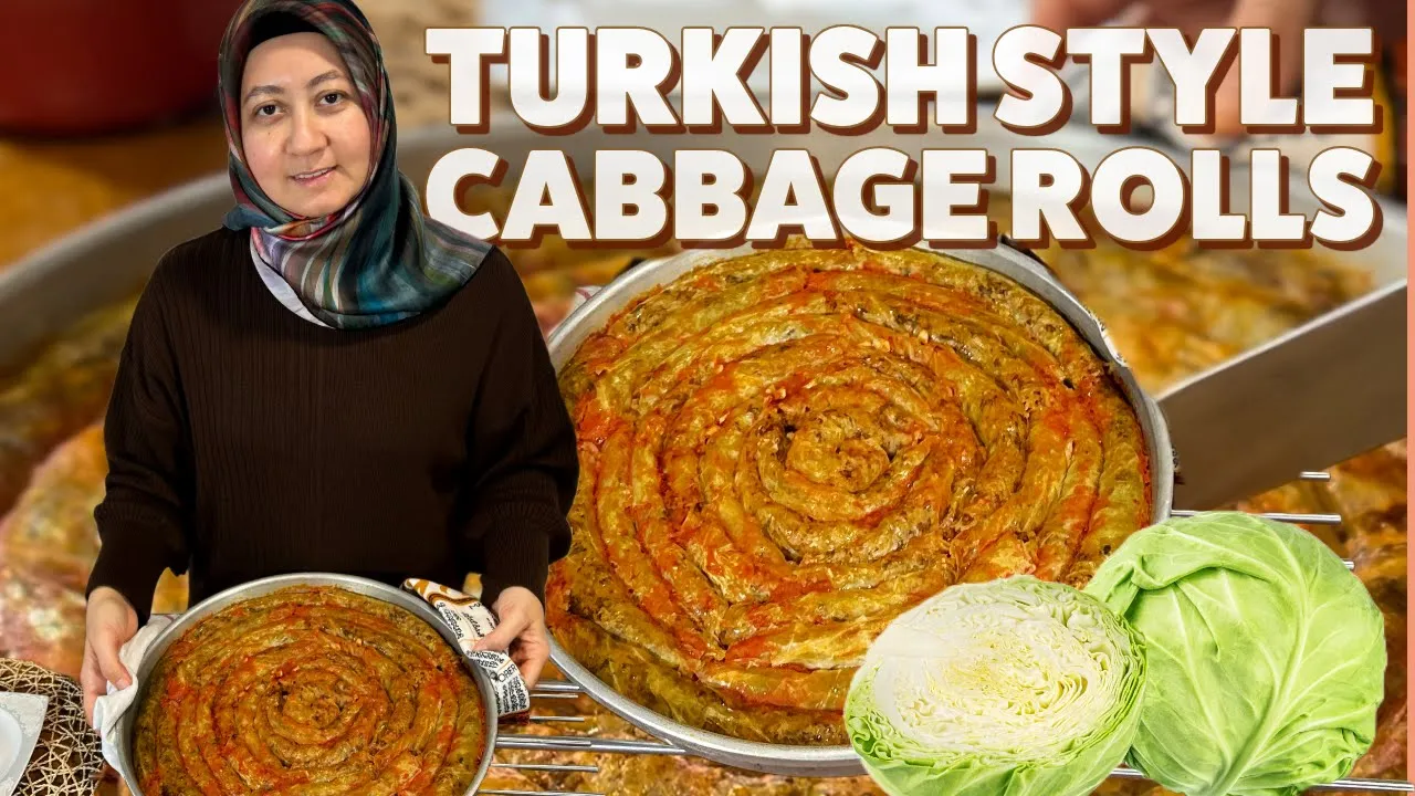 Turkish Style Cabbage Rolls - Easy One-Tray Oven Method!