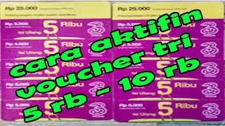 CARA CEK VOUCHER KARTU TRI. 