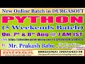 PYTHON 5 Weekends Batch Online Training DURGASOFT