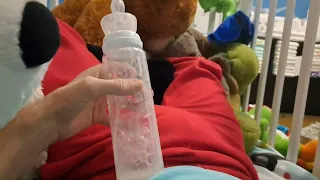 Drinking My Adult Baby Bottle In My Crib ABDL Nursery In Littlespace  Drinking My Adult Baby Bottle In My Crib ABDL Nursery In Littlespace