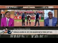 DEVASTATING First Take reacts to Ronald Acuna Jr OUT for season with ACL tear