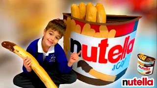 صنعت لخلودة أكبر نوتيلا جو في العالم 