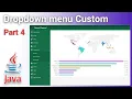 How to Create Dropdown Menu Desktop App using Java Swing Part
