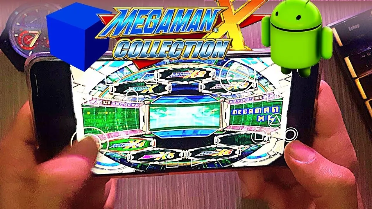Mega Man X Collection - PS2 Emulator Android Gameplay - Aether SX2 APK - Mega Man X Coll Mobile 2022