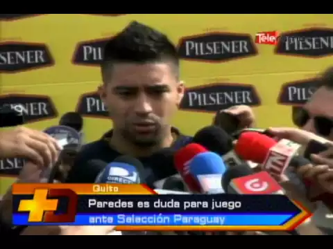 Paredes es duda para juego antes selección Paraguay