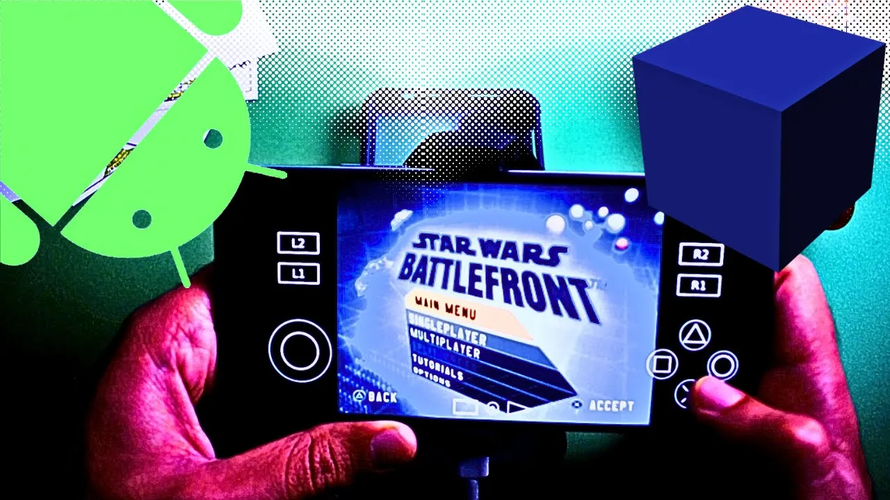 Star Wars Battlefront AetherSX2 - PS2 Emulator Android Gameplay - 2023
