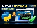 Install Python in 10 Minutes Complete Python Setup for Beginners Python 30