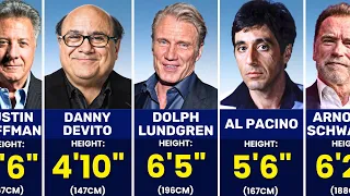 300 SENIOR Hollywood Actors HEIGHT Revealed