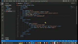 Previewing Image Before File Upload On Websites - HTML CSS JavaScript Tutorial