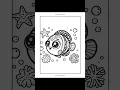 CUTE OCEAN ANIMALS COLORING BOOK