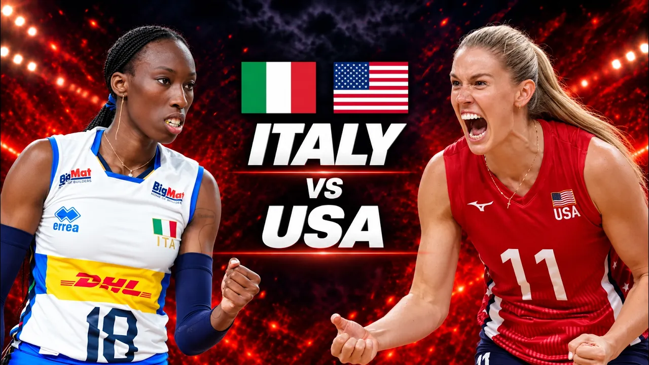 USA vs Italy Epic Volleyball Battle Highlights