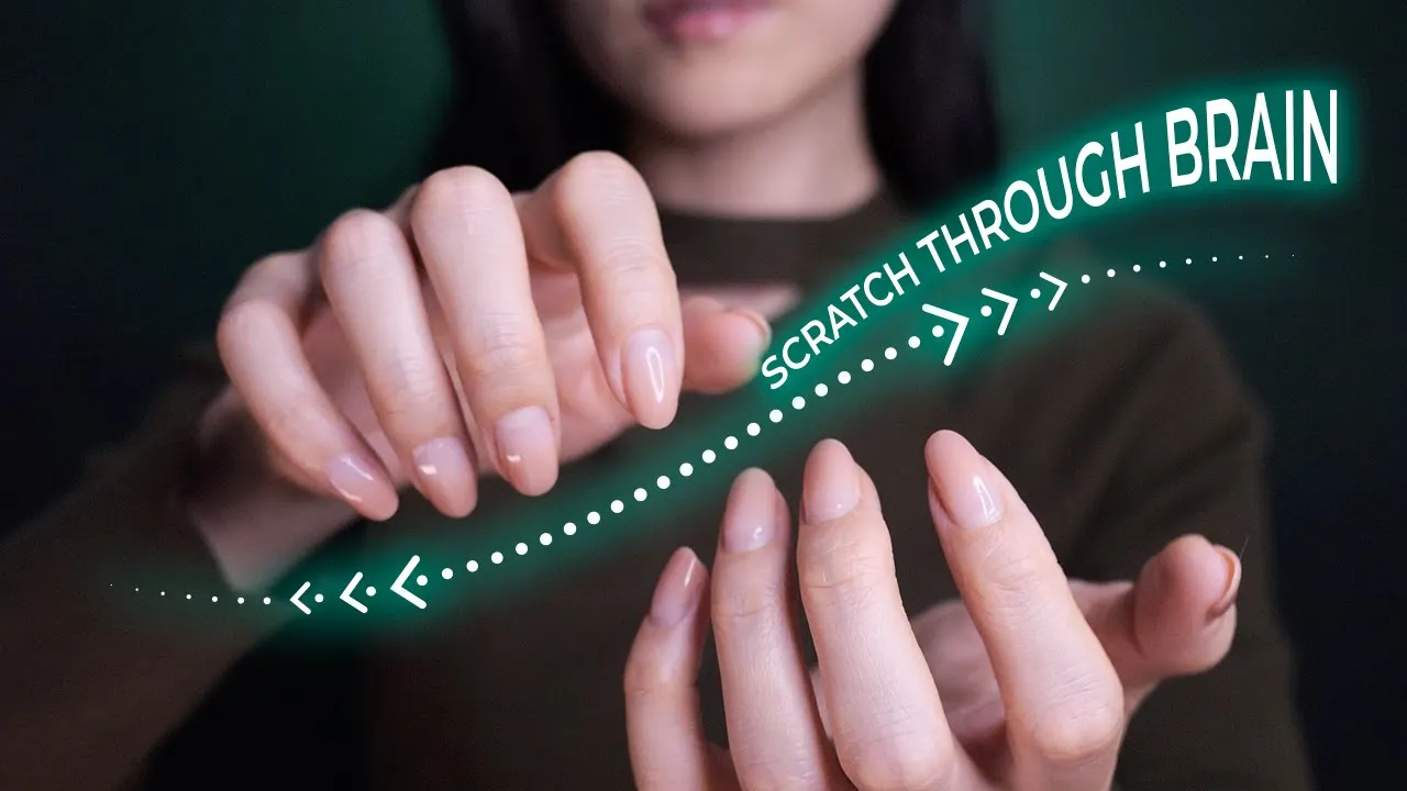 ASMR Scratching Through Your Brain | Invisible + 3D Triggers (No Talking) ASMR Scratching Through Your Brain | Invisible + 3D Triggers (No Talking)