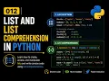 012 List And List Comprehrension In Python