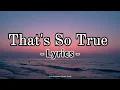 That's So True 💕 – A Beautiful Song About True Love | Emotional English Love Song (Lyrics)
