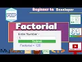 Factorial recursion Real website program module PHP Tutorials for beginners - 31 HINDI