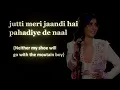 Neha Bhasin| Jutti Meri| Lyrical Translation | Folk Tales live | Season 1