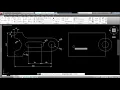 AutoCAD Tutorial Draw rectangle and circle Exercise
