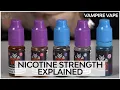 Understanding Nicotine Strength in E-Liquid