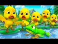 Download Lagu Vịt Con Lon Ton | Hoạt Hình Năm Chú Vịt Con- Nhạc Thiếu Nhi Remix Vui Nhộn Cho Bé Yêu