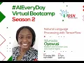 Natural Language Processing with TensorFlow by Wuraola Oyewusi - Data Science Nigeria
