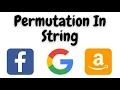 567 Permutation in string