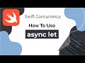 Swift Concurrency Use THIS Technique To Write Better Code Async Let