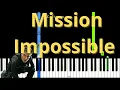 Mission Impossible Theme Easy Piano Tutorial