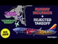 Runway incursion and rejected takeoff Boeing 737 MAX 8 enters active runway at Washington Real ATC
