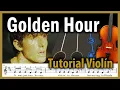 Lagu Golden Hour | Violín Play Along🎻